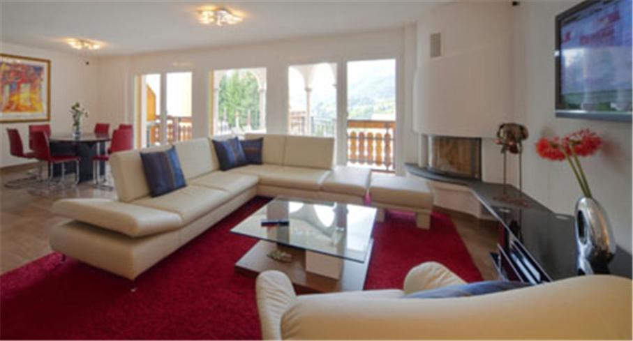 Residenz Ambassador B11 Apartment Leukerbad Bilik gambar